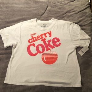 Cherry Coke Cropped T-shirt